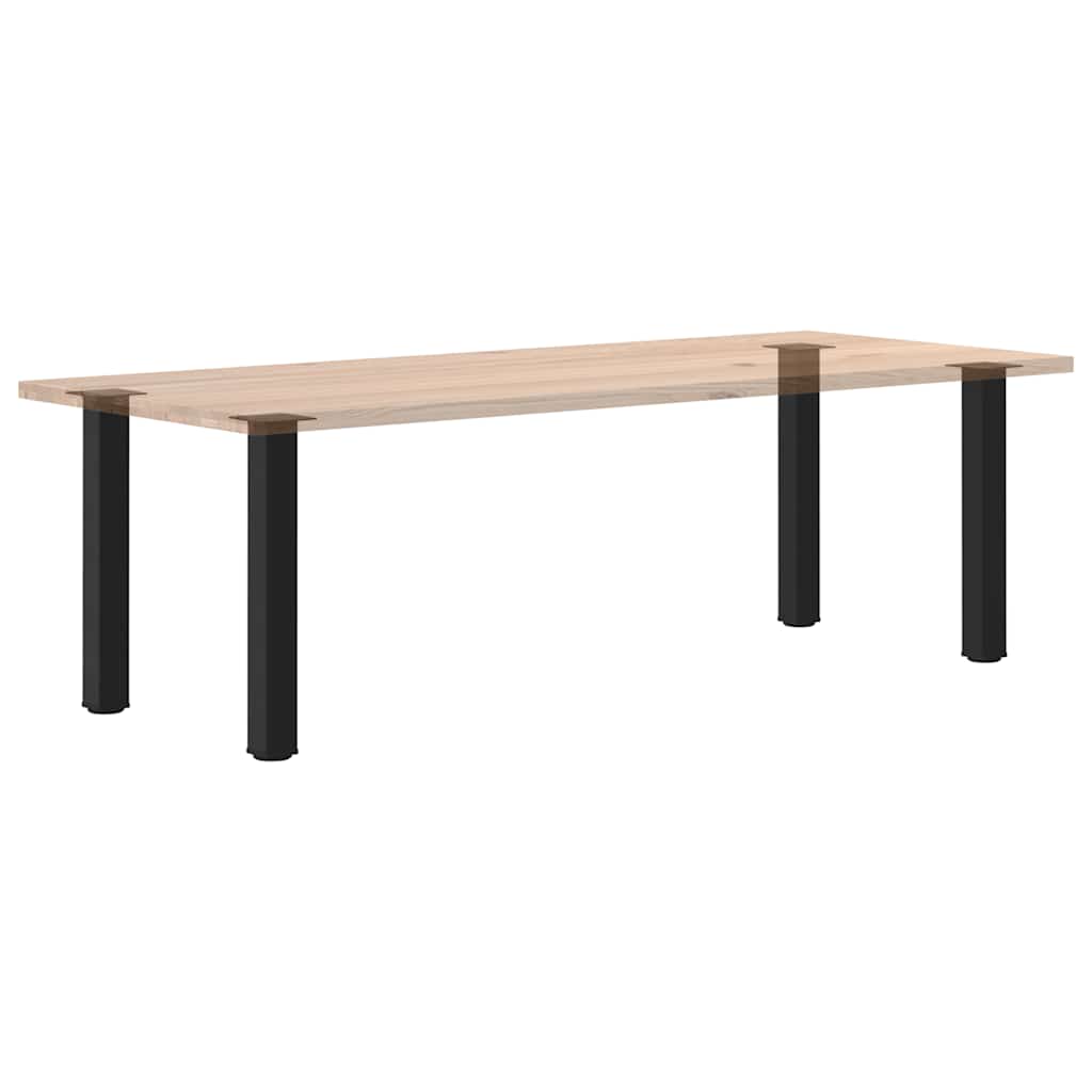 Console tafelpoten 4 st 72-74 cm staal zwart is nu te koop bij PeponiXL, paradijselijk wonen!