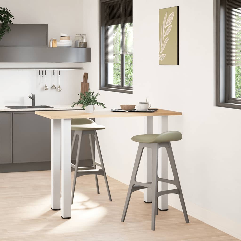 Bartafelpoten 4 st 90-92 cm staal wit is nu te koop bij PeponiXL, paradijselijk wonen!