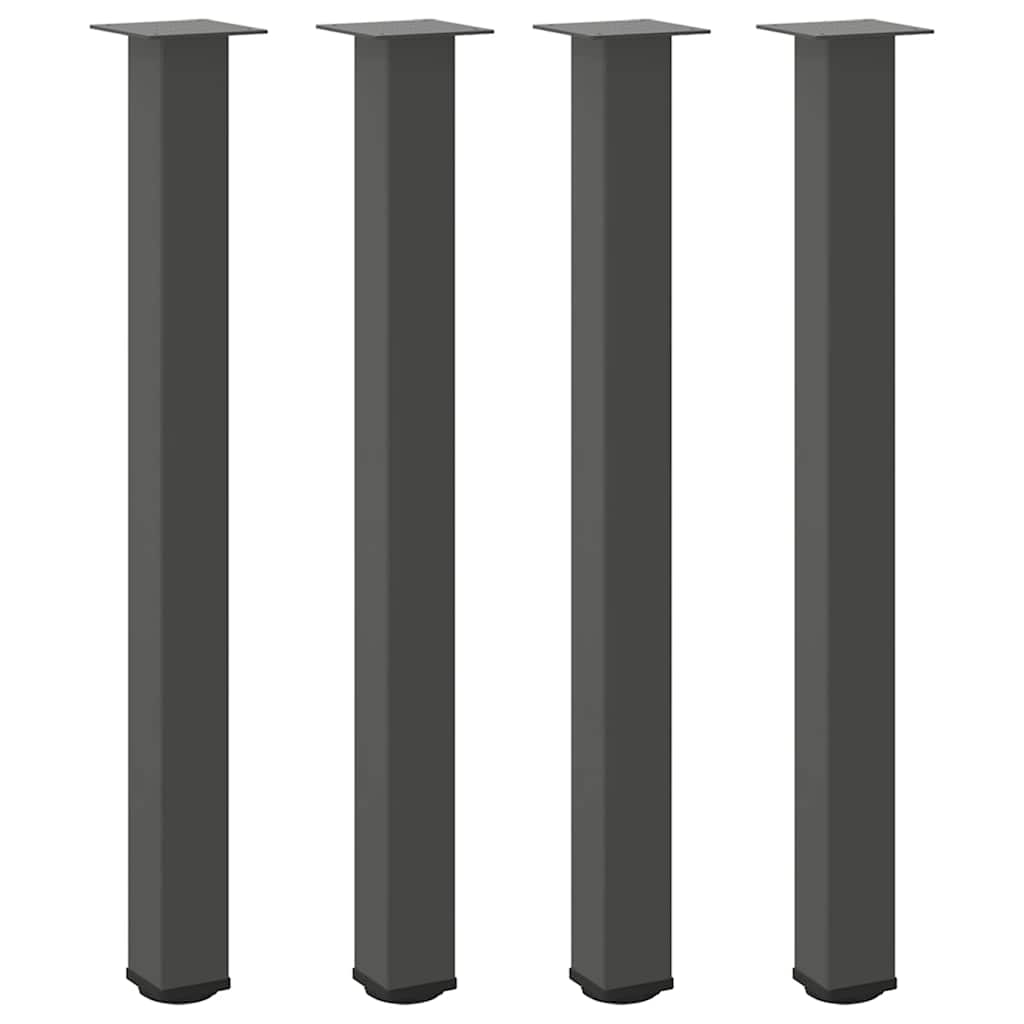 Bartafelpoten 4 st 100-102 cm staal antraciet is nu te koop bij PeponiXL, paradijselijk wonen!