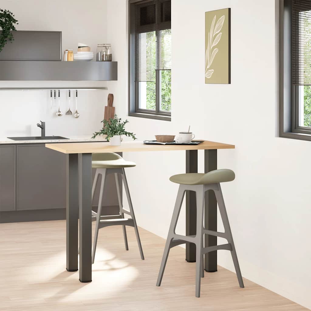 Bartafelpoten 4 st 100-102 cm staal antraciet is nu te koop bij PeponiXL, paradijselijk wonen!
