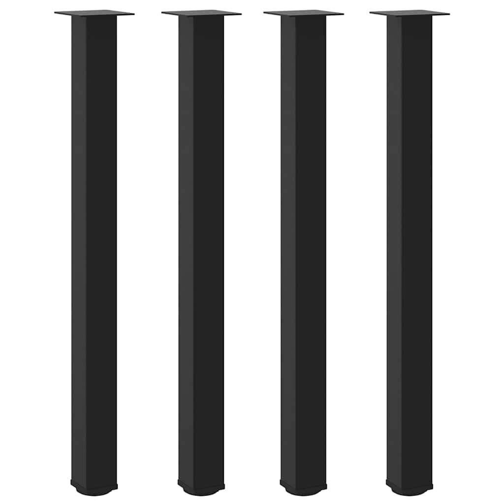 Bartafelpoten 4 st 110-112 cm staal zwart is nu te koop bij PeponiXL, paradijselijk wonen!