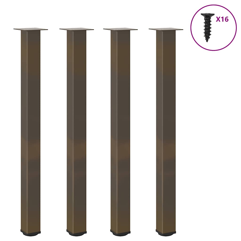 Bartafelpoten 4 st 110-112 cm staal naturel is nu te koop bij PeponiXL, paradijselijk wonen!