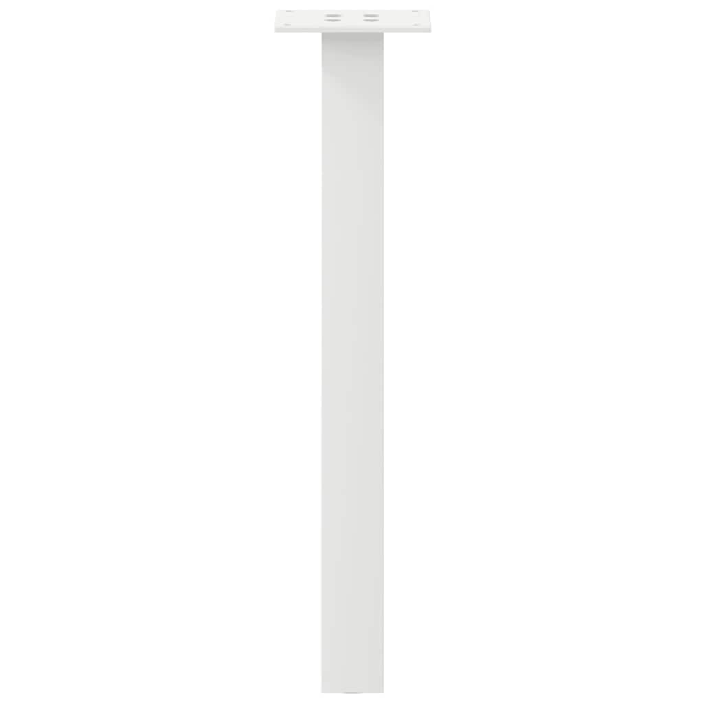 Salontafelpoten 4 st 42 cm staal wit is nu te koop bij PeponiXL, paradijselijk wonen!
