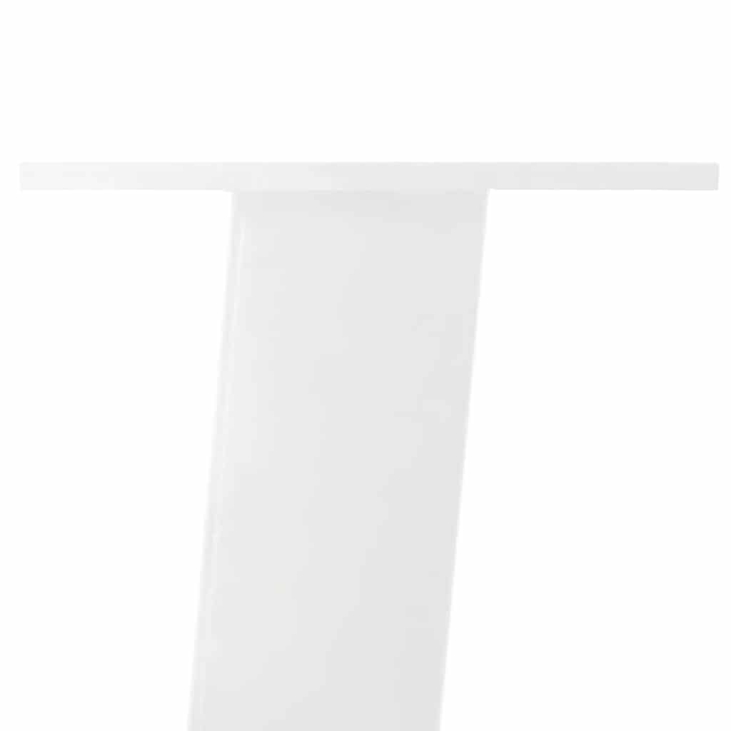 Salontafelpoten 4 st 42 cm staal wit is nu te koop bij PeponiXL, paradijselijk wonen!