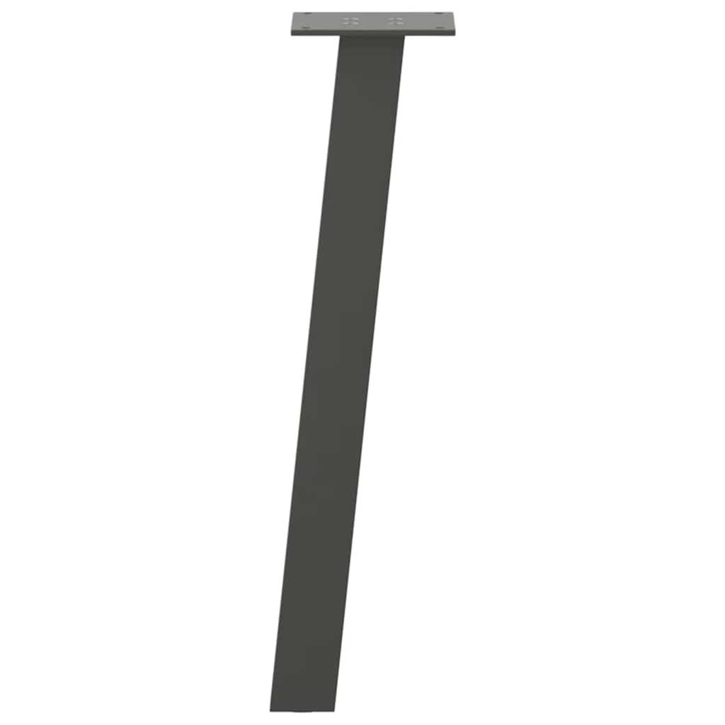 Salontafelpoten 4 st 42 cm staal antraciet is nu te koop bij PeponiXL, paradijselijk wonen!