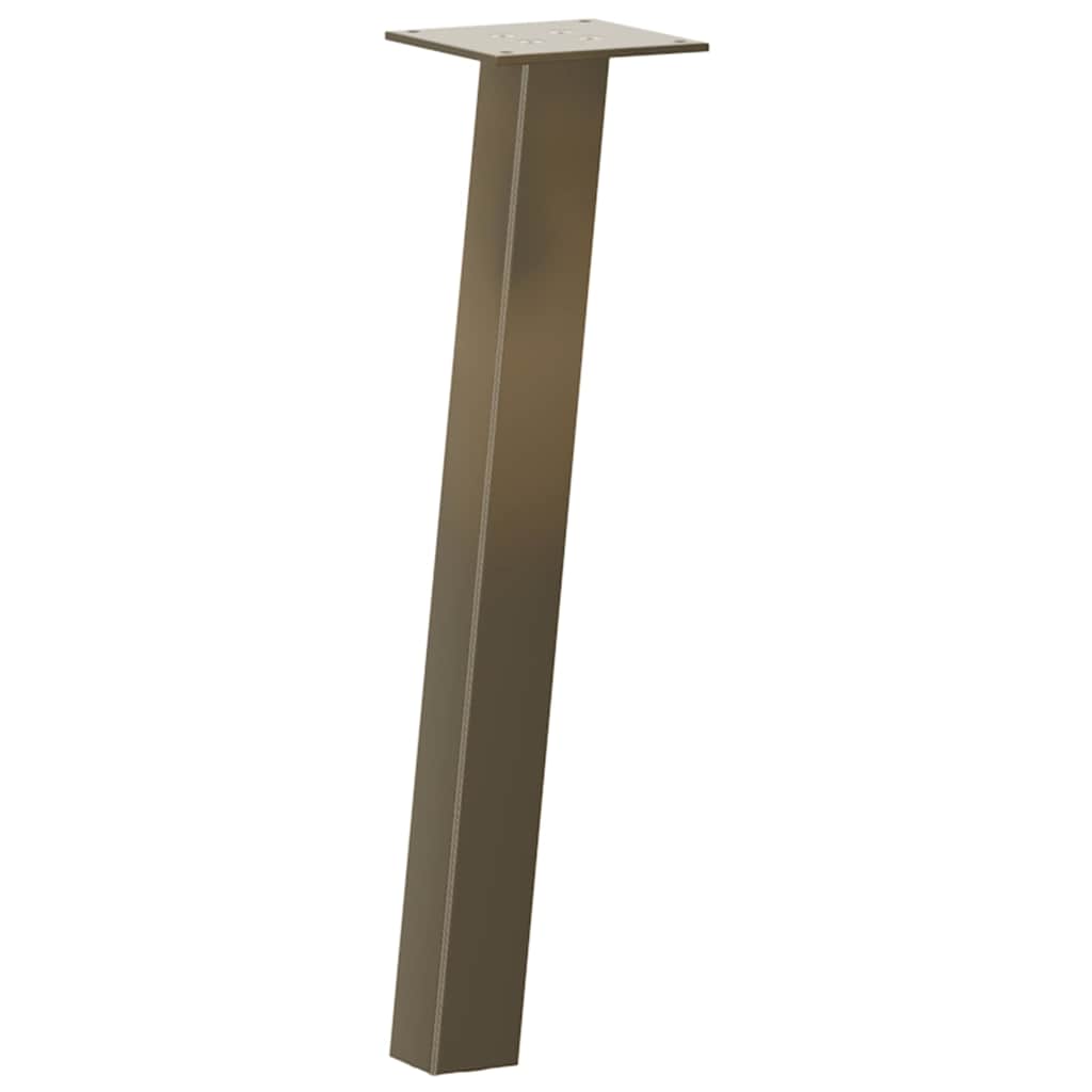 Salontafelpoten 4 st 42 cm staal naturel is nu te koop bij PeponiXL, paradijselijk wonen!