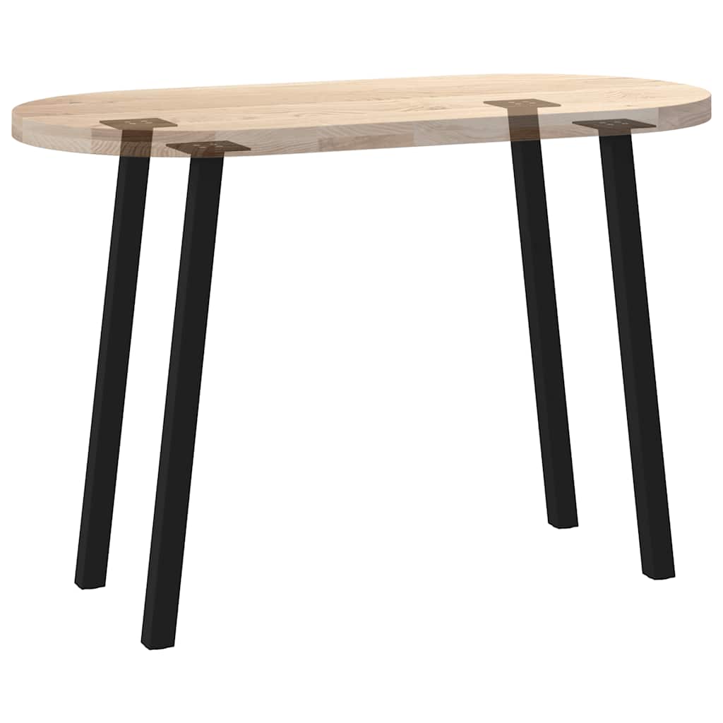 Console tafelpoten 4 st 72 cm staal zwart is nu te koop bij PeponiXL, paradijselijk wonen!