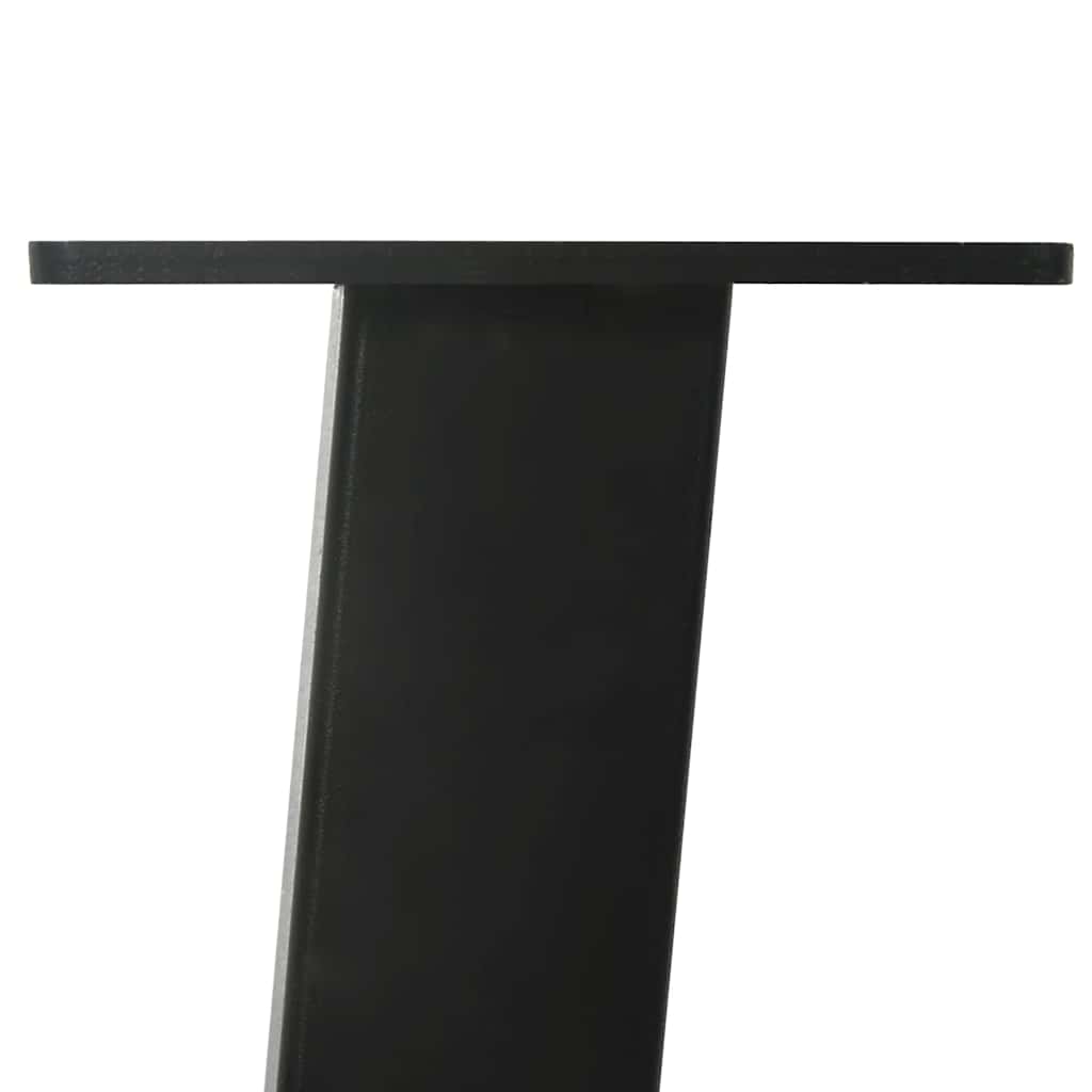 Console tafelpoten 4 st 72 cm staal zwart is nu te koop bij PeponiXL, paradijselijk wonen!