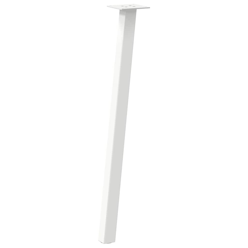Console tafelpoten 4 st 72 cm staal wit is nu te koop bij PeponiXL, paradijselijk wonen!