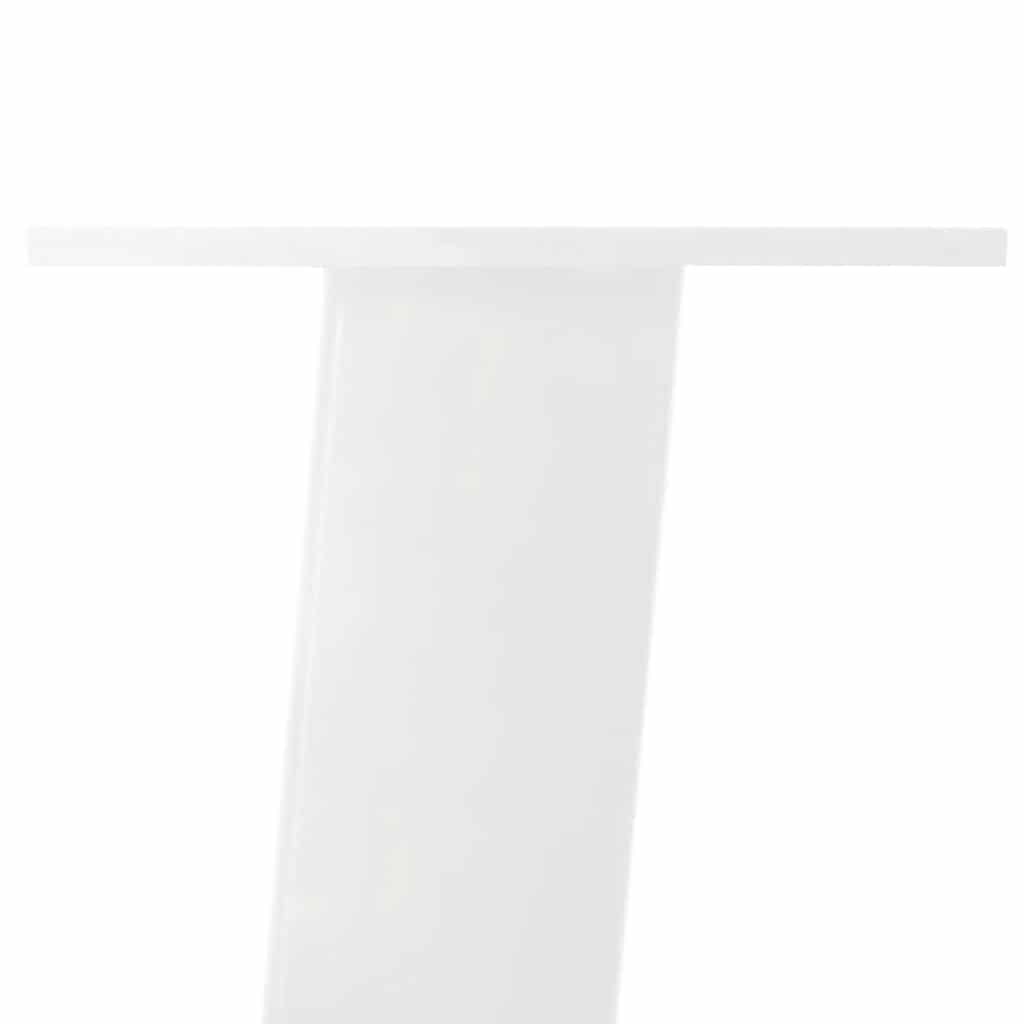 Console tafelpoten 4 st 72 cm staal wit is nu te koop bij PeponiXL, paradijselijk wonen!