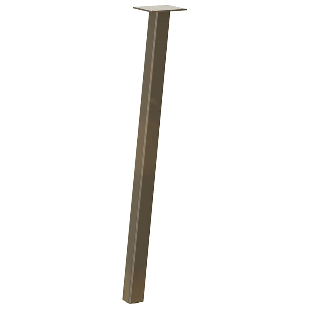 Console tafelpoten 4 st 72 cm staal naturel is nu te koop bij PeponiXL, paradijselijk wonen!