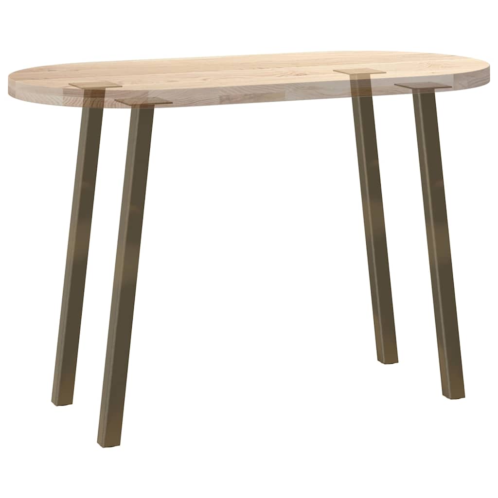 Console tafelpoten 4 st 72 cm staal naturel is nu te koop bij PeponiXL, paradijselijk wonen!