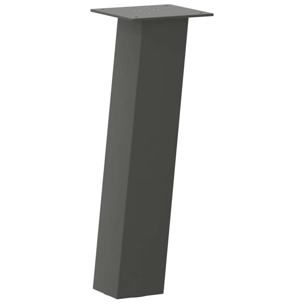 Salontafelpoten 4 st 30 cm staal antraciet is nu te koop bij PeponiXL, paradijselijk wonen!