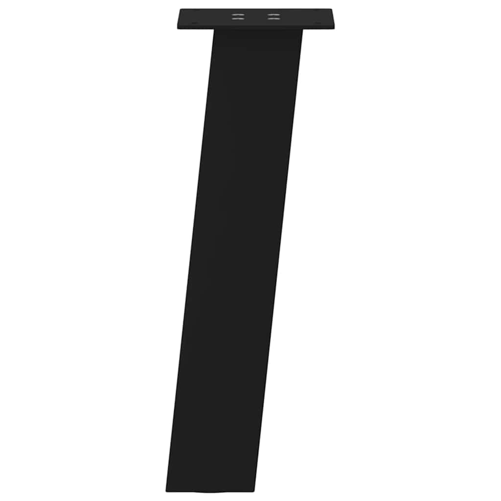 Salontafelpoten 4 st 42 cm staal zwart is nu te koop bij PeponiXL, paradijselijk wonen!