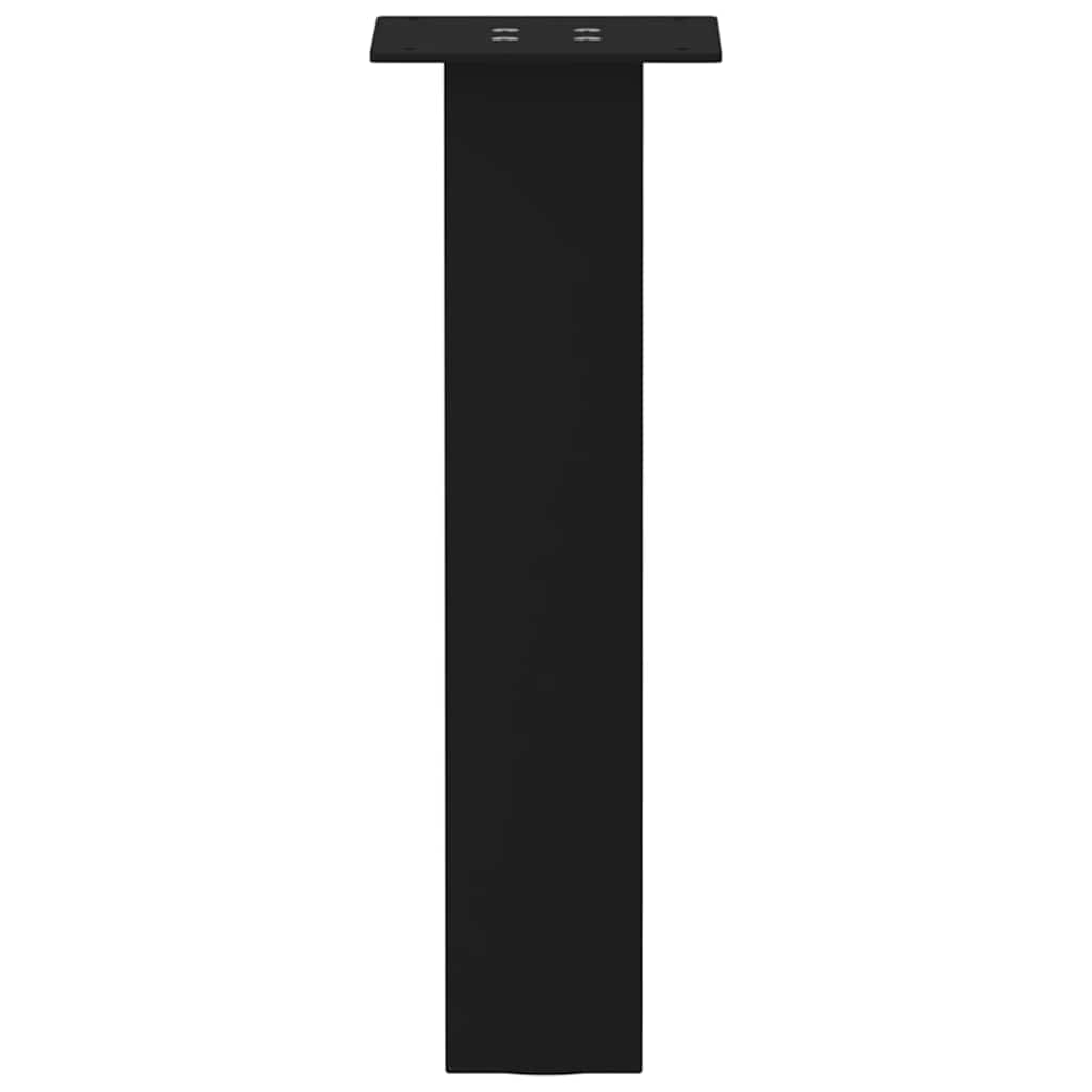 Salontafelpoten 4 st 42 cm staal zwart is nu te koop bij PeponiXL, paradijselijk wonen!