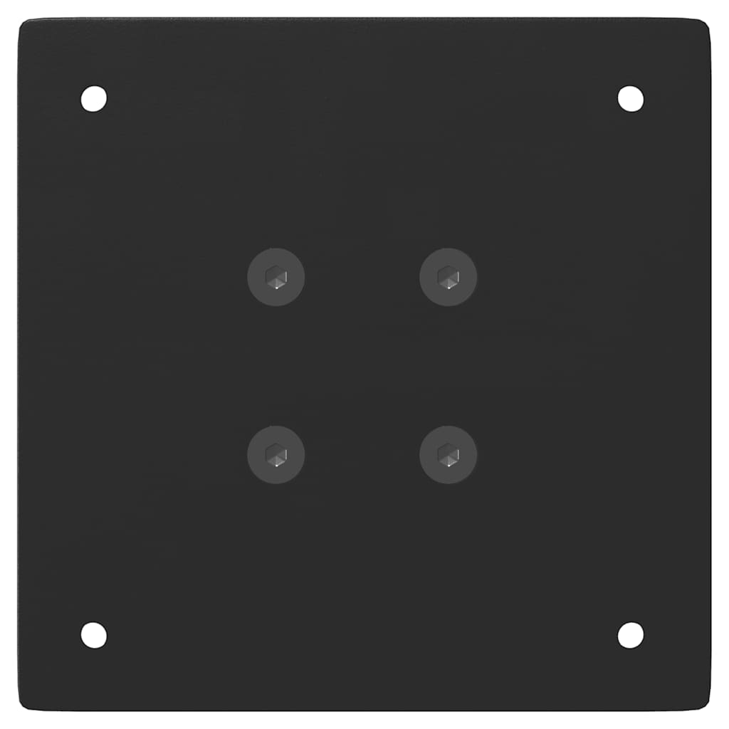 Salontafelpoten 4 st 42 cm staal zwart is nu te koop bij PeponiXL, paradijselijk wonen!