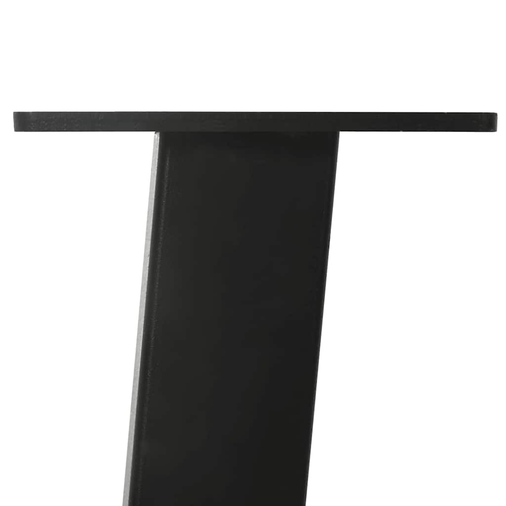 Salontafelpoten 4 st 42 cm staal zwart is nu te koop bij PeponiXL, paradijselijk wonen!