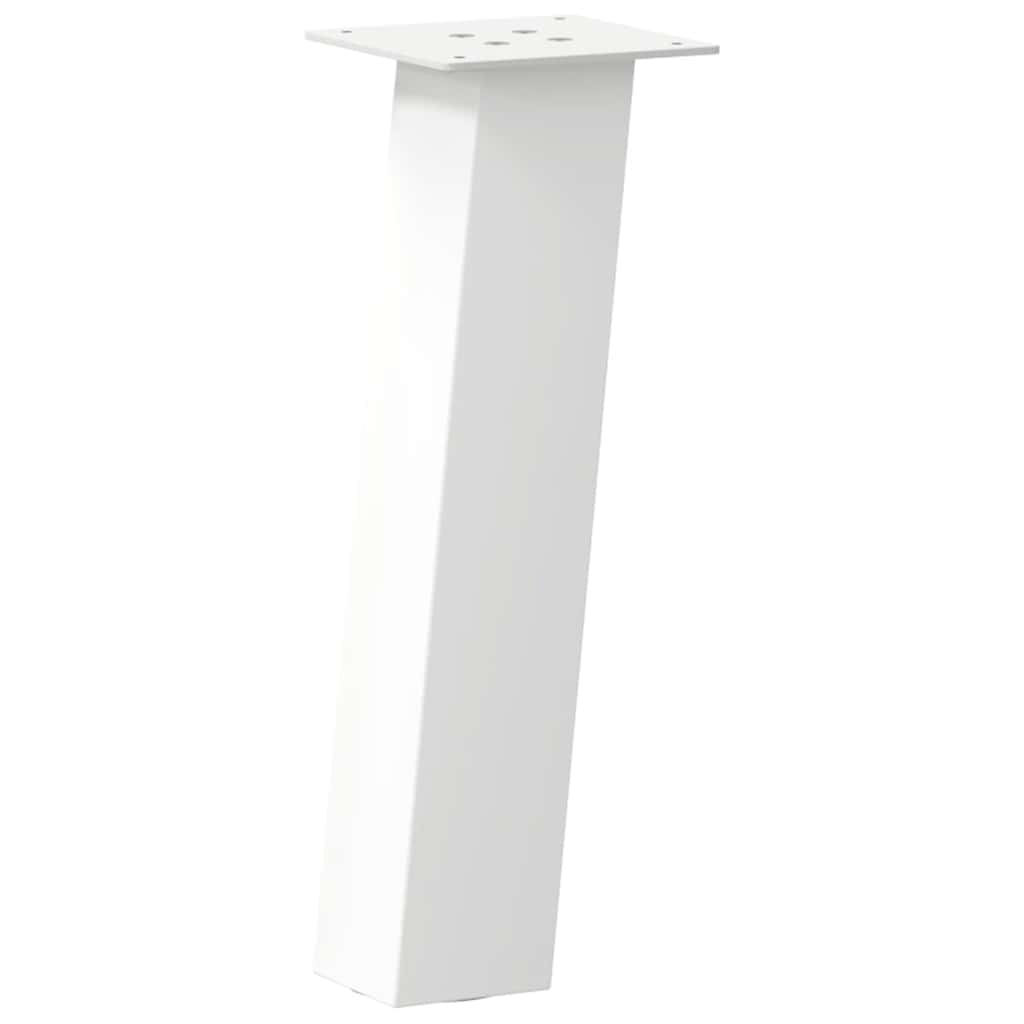 Salontafelpoten 4 st 42 cm staal wit is nu te koop bij PeponiXL, paradijselijk wonen!