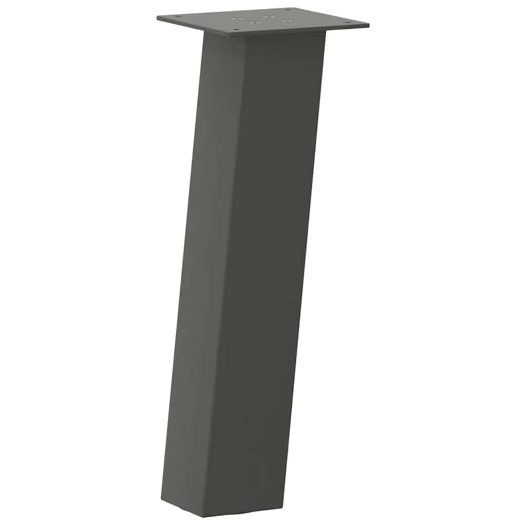 Salontafelpoten 4 st 42 cm staal antraciet is nu te koop bij PeponiXL, paradijselijk wonen!
