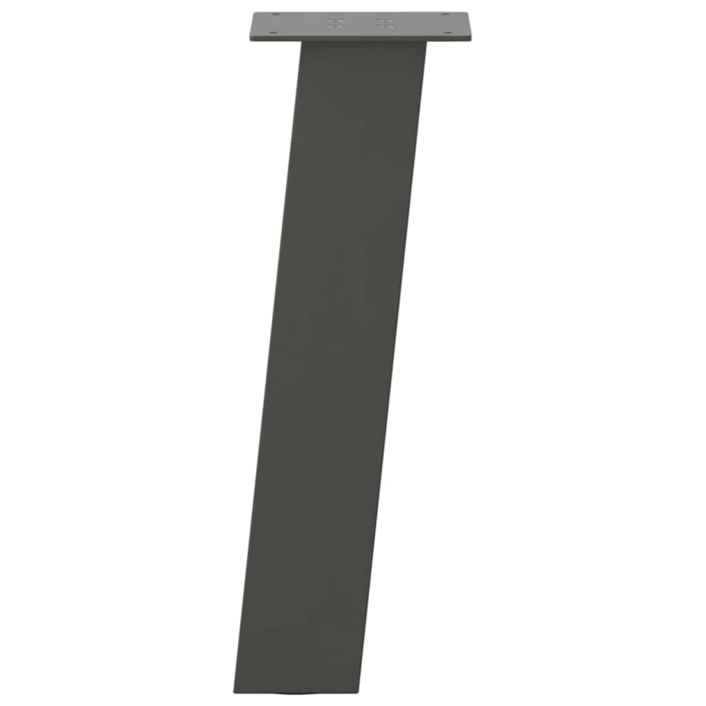 Salontafelpoten 4 st 42 cm staal antraciet is nu te koop bij PeponiXL, paradijselijk wonen!