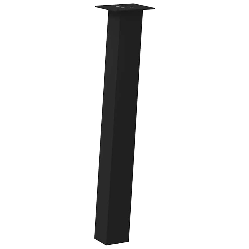 Console tafelpoten 4 st 72 cm staal zwart is nu te koop bij PeponiXL, paradijselijk wonen!