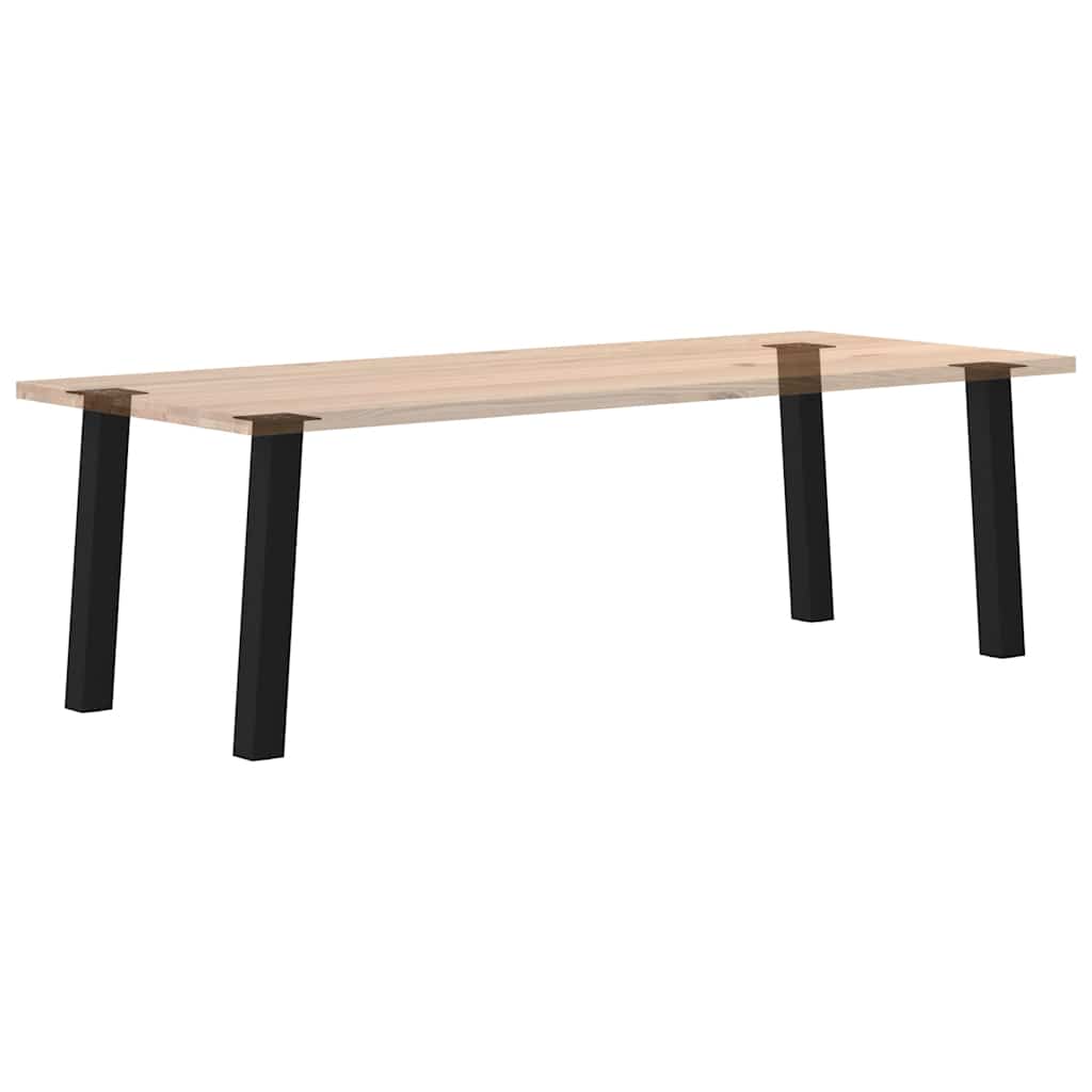 Console tafelpoten 4 st 72 cm staal zwart is nu te koop bij PeponiXL, paradijselijk wonen!