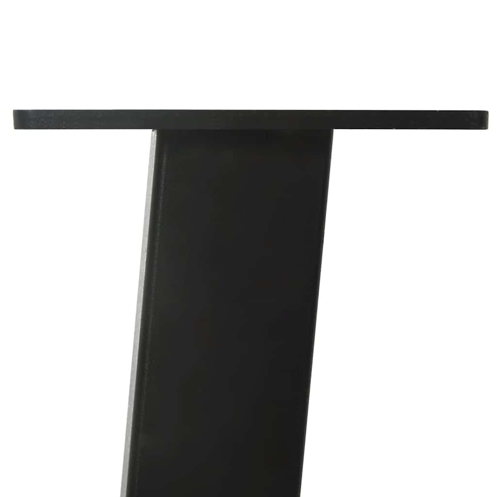 Console tafelpoten 4 st 72 cm staal zwart is nu te koop bij PeponiXL, paradijselijk wonen!