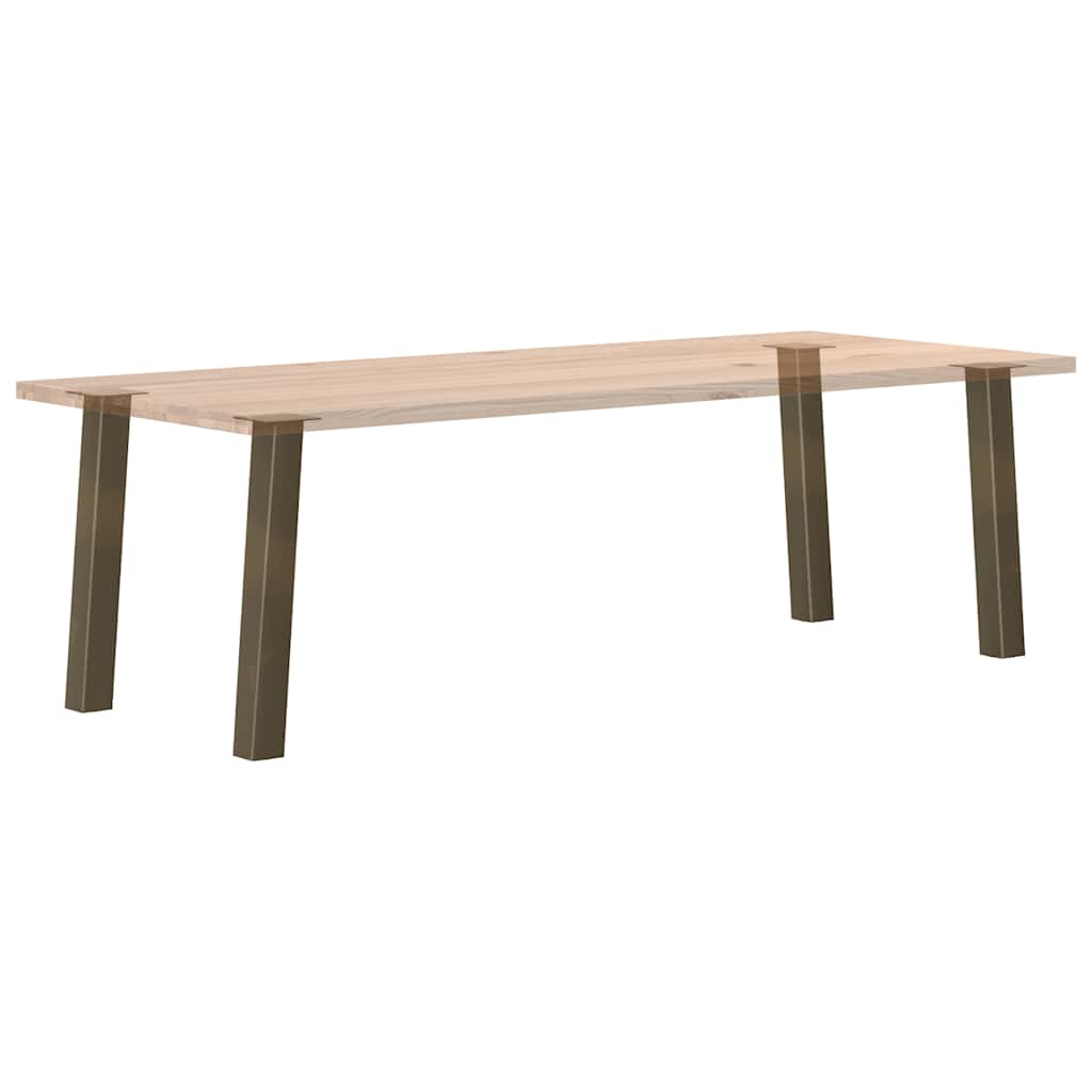 Console tafelpoten 4 st 72 cm staal naturel is nu te koop bij PeponiXL, paradijselijk wonen!