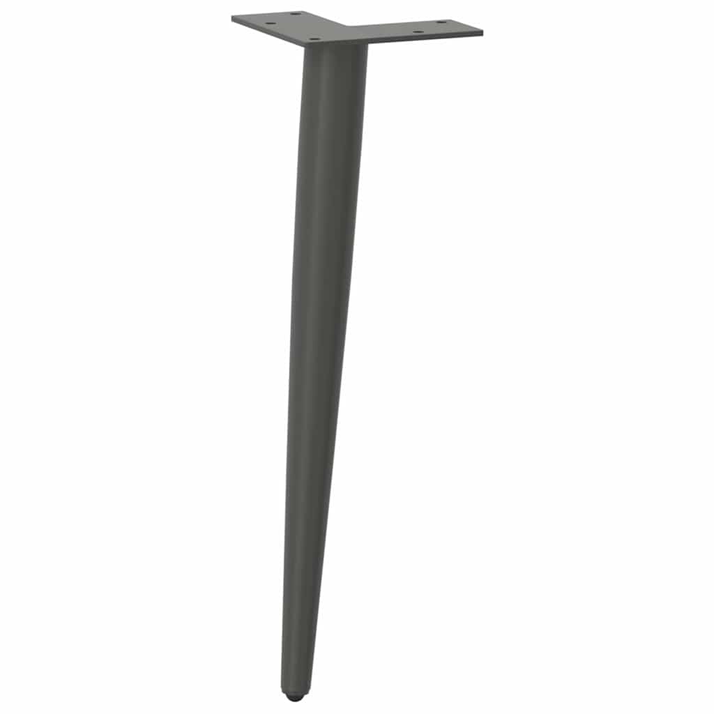 Salontafelpoten conische vorm 4 st 30-31 cm staal antraciet is nu te koop bij PeponiXL, paradijselijk wonen!