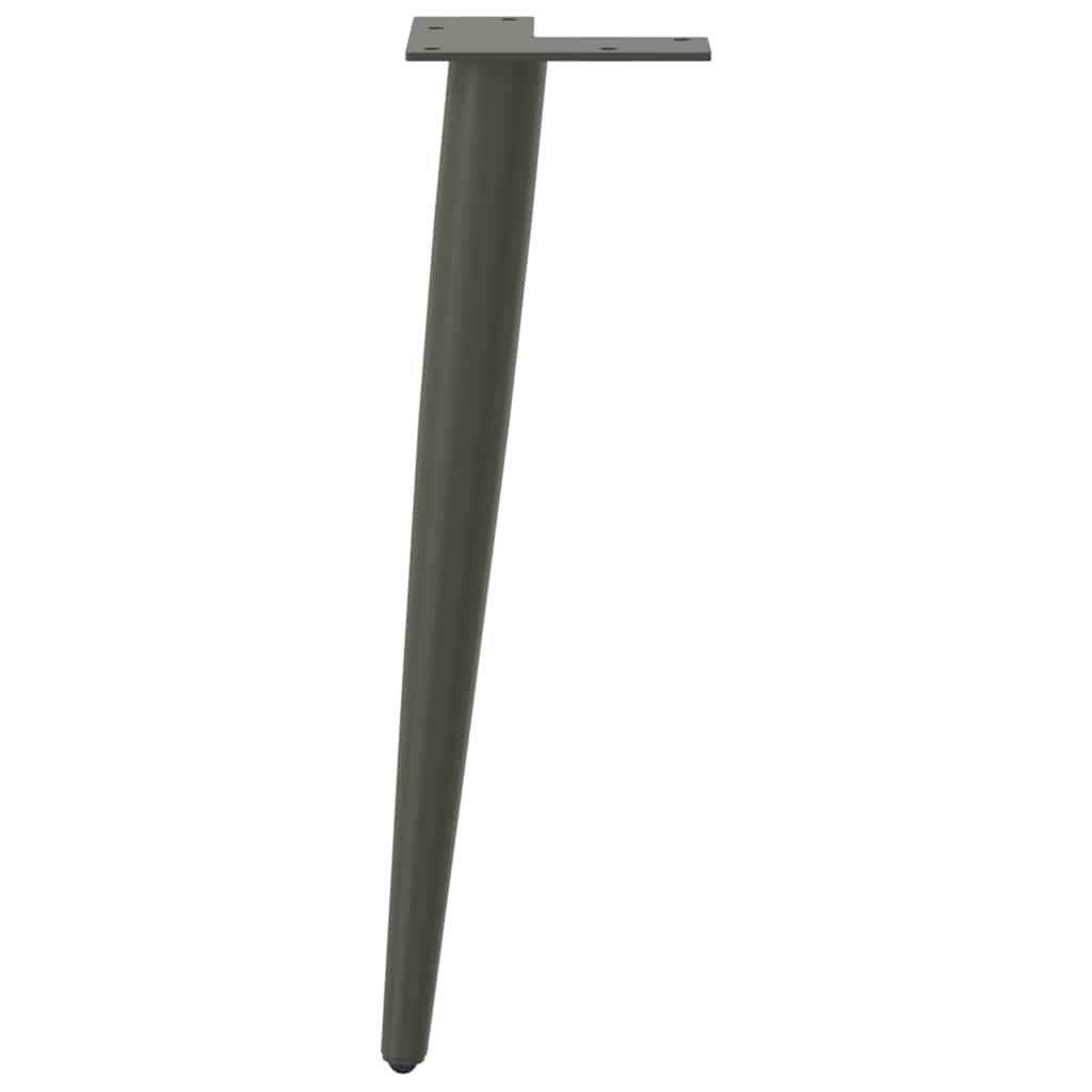 Salontafelpoten conische vorm 4 st 30-31 cm staal antraciet is nu te koop bij PeponiXL, paradijselijk wonen!