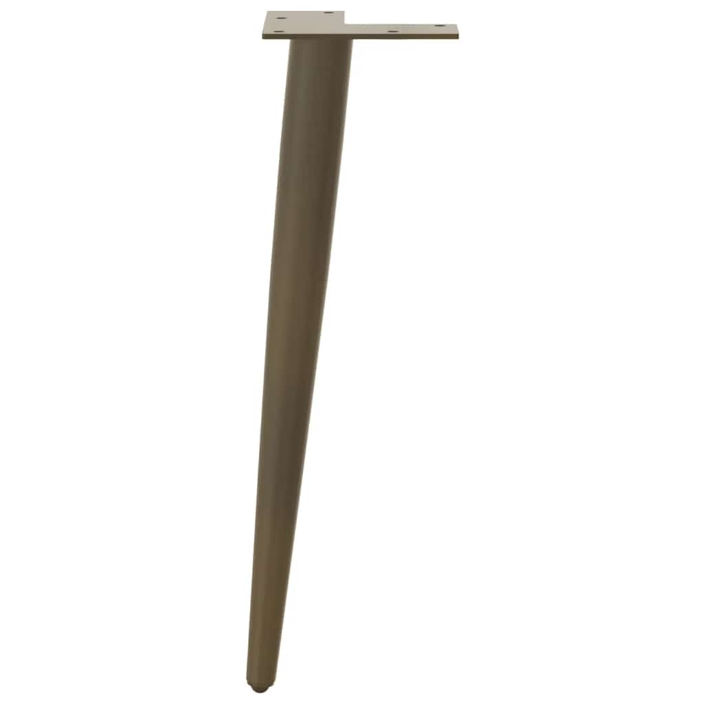 Salontafelpoten conische vorm 4 st 30-31 cm staal naturel is nu te koop bij PeponiXL, paradijselijk wonen!
