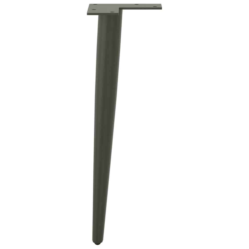 Salontafelpoten conische vorm 4 st 42-43 cm staal antraciet is nu te koop bij PeponiXL, paradijselijk wonen!