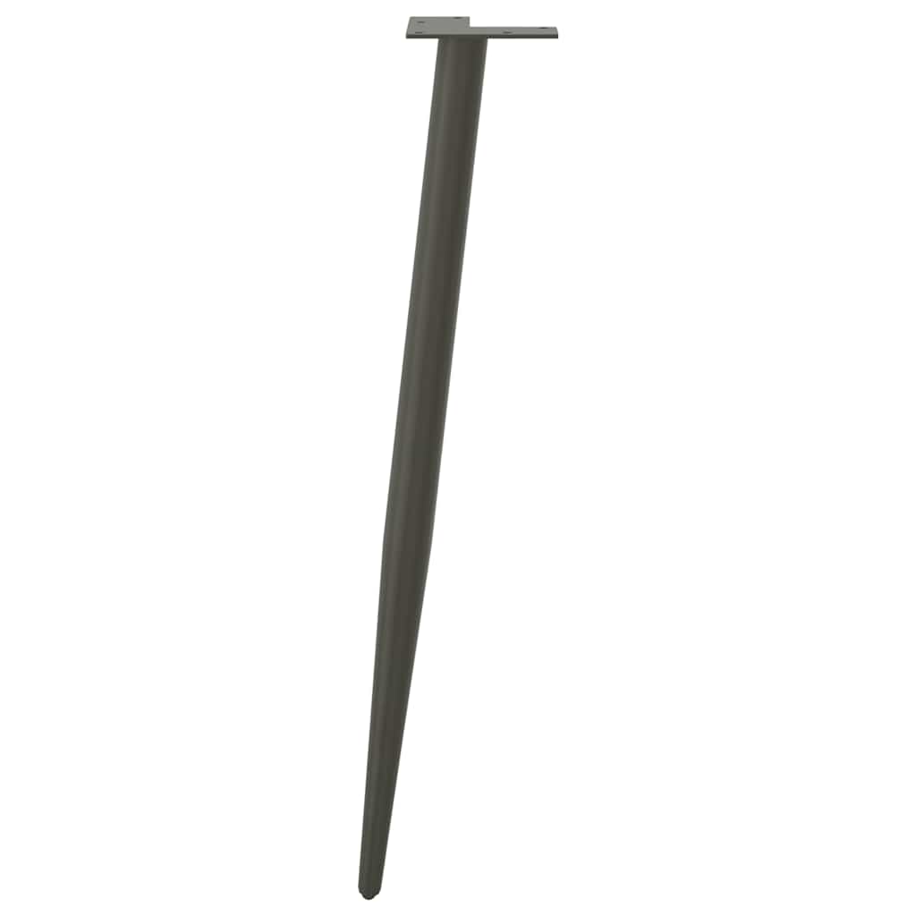 Console tafelpoten conische vorm 4 st 72-73 cm staal antraciet is nu te koop bij PeponiXL, paradijselijk wonen!