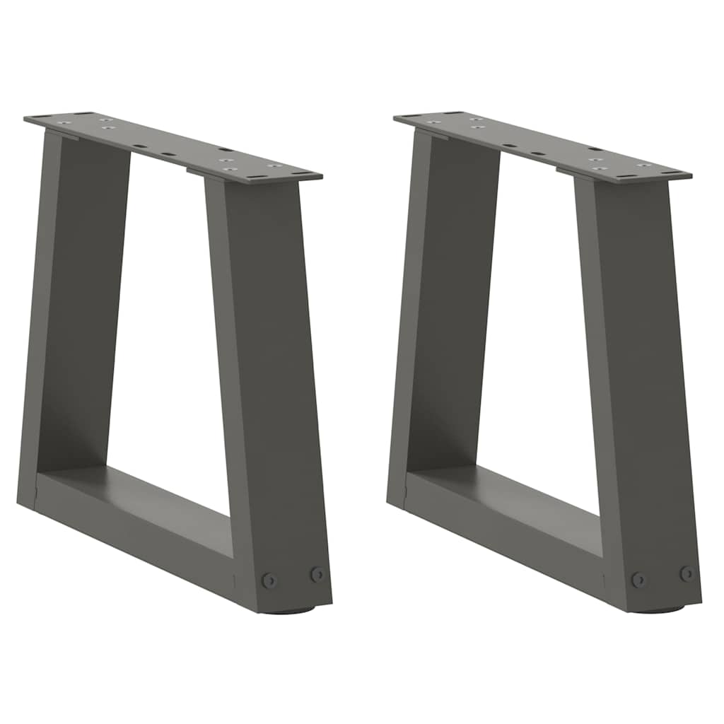Salontafelpoten 2 st V-vormig 30x(30-31,3) cm staal antraciet is nu te koop bij PeponiXL, paradijselijk wonen!