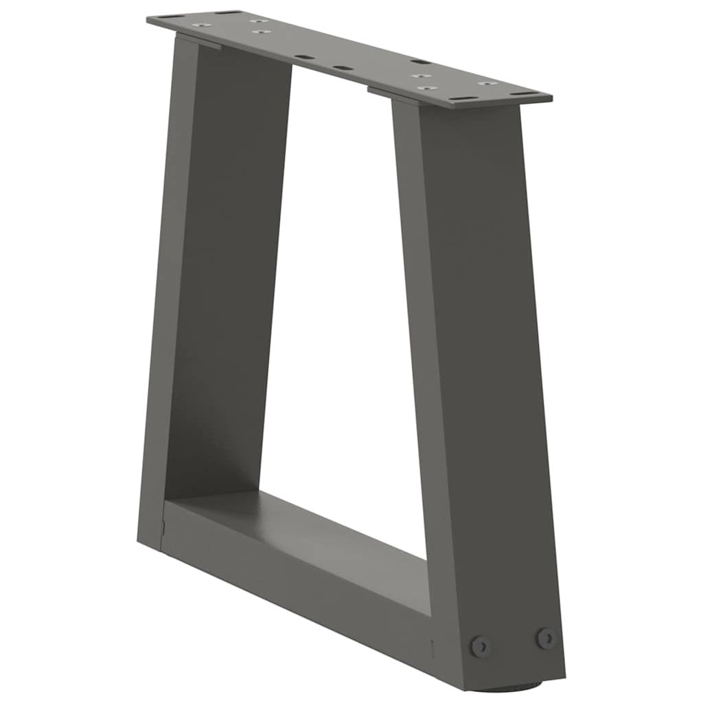Salontafelpoten 2 st V-vormig 30x(30-31,3) cm staal antraciet is nu te koop bij PeponiXL, paradijselijk wonen!