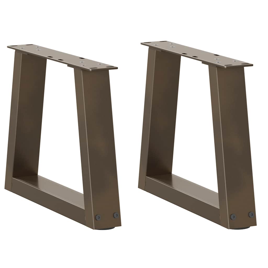Salontafelpoten 2 st V-vormig 30x(30-31,3) cm staal naturel is nu te koop bij PeponiXL, paradijselijk wonen!