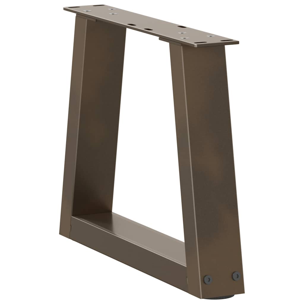 Salontafelpoten 2 st V-vormig 30x(30-31,3) cm staal naturel is nu te koop bij PeponiXL, paradijselijk wonen!
