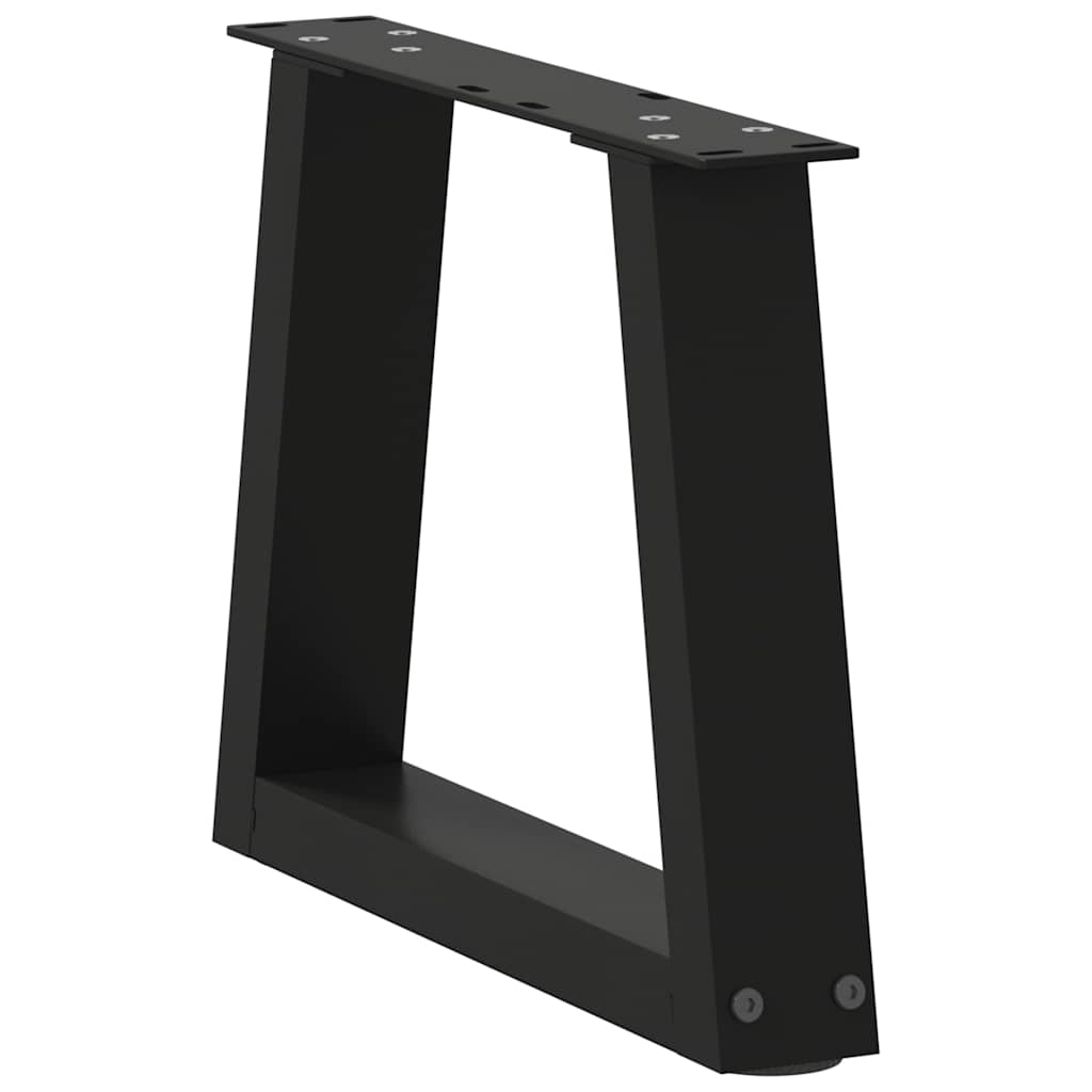 Salontafelpoten 2 st V-vormig 40x(30-31,3) cm staal zwart is nu te koop bij PeponiXL, paradijselijk wonen!