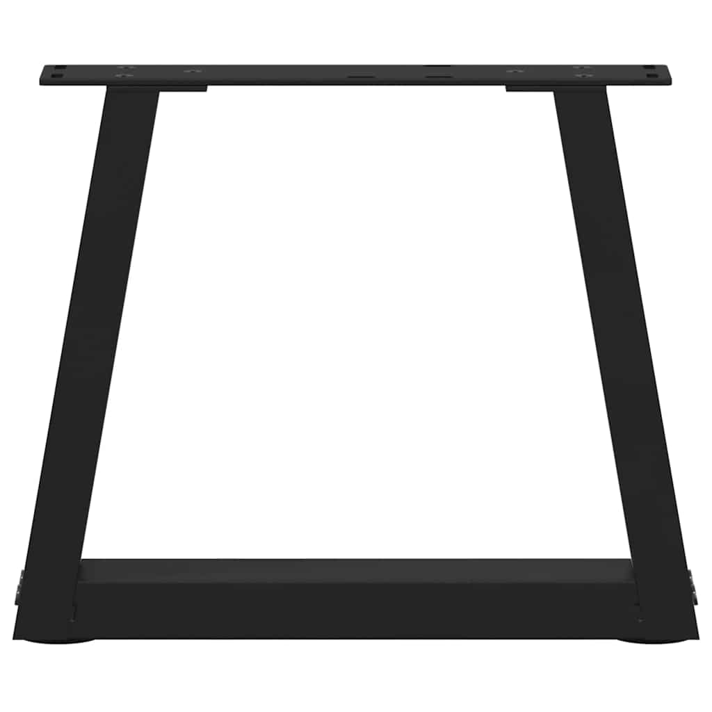 Salontafelpoten 2 st V-vormig 40x(30-31,3) cm staal zwart is nu te koop bij PeponiXL, paradijselijk wonen!