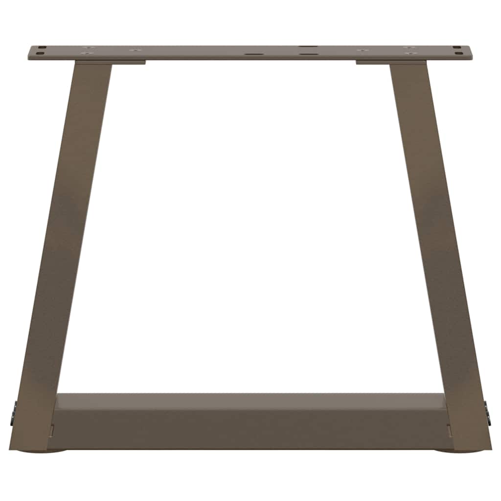 Salontafelpoten 2 st V-vormig 40x(30-31,3) cm staal naturel is nu te koop bij PeponiXL, paradijselijk wonen!