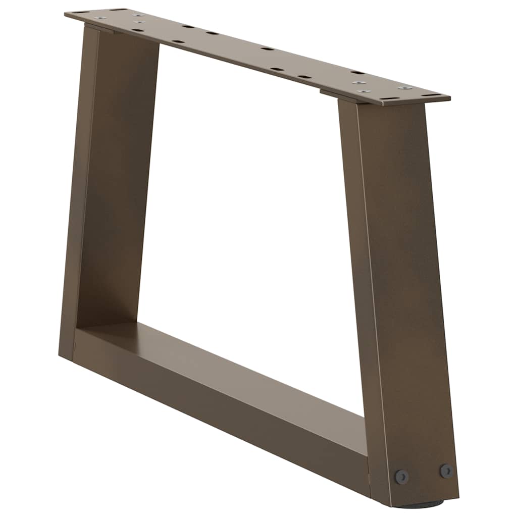 Salontafelpoten 2 st V-vormig 50x(30-31,3) cm staal naturel is nu te koop bij PeponiXL, paradijselijk wonen!