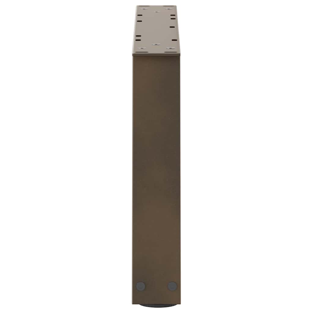 Salontafelpoten 2 st V-vormig 50x(30-31,3) cm staal naturel is nu te koop bij PeponiXL, paradijselijk wonen!