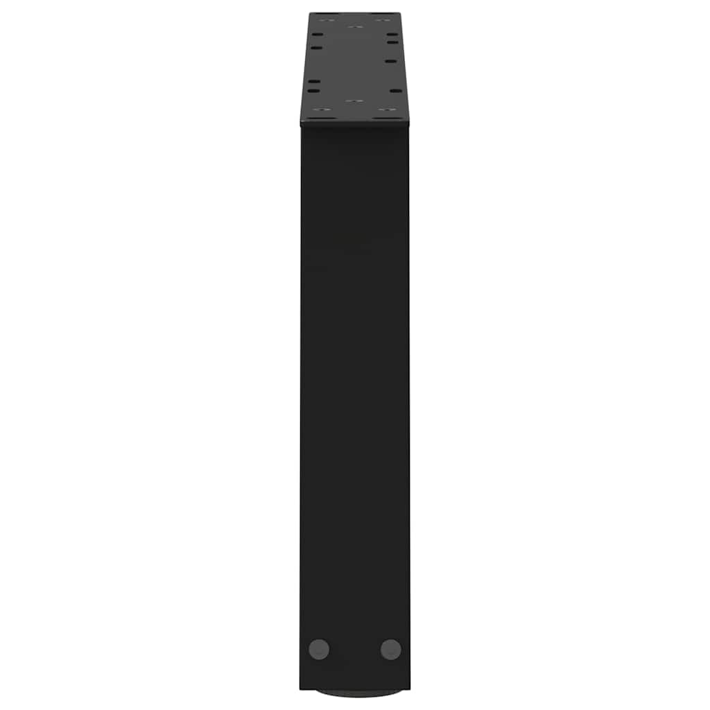 Salontafelpoten 2 st V-vormig 60x(30-31,3) cm staal zwart is nu te koop bij PeponiXL, paradijselijk wonen!