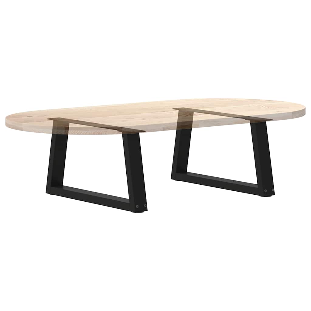 Salontafelpoten 2 st V-vormig 60x(30-31,3) cm staal zwart is nu te koop bij PeponiXL, paradijselijk wonen!