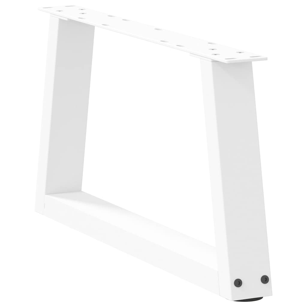 Salontafelpoten 2 st V-vormig 60x(30-31,3) cm staal wit is nu te koop bij PeponiXL, paradijselijk wonen!