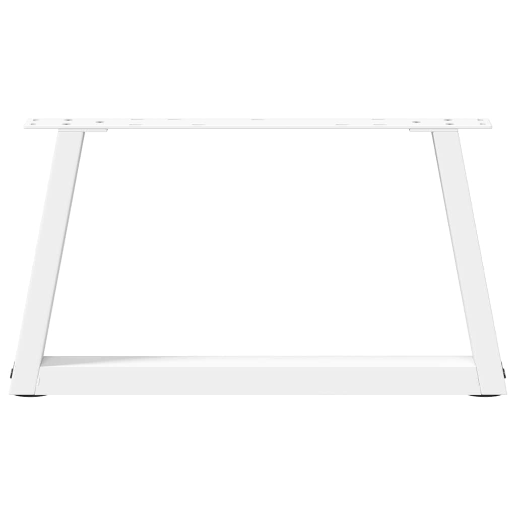 Salontafelpoten 2 st V-vormig 60x(30-31,3) cm staal wit is nu te koop bij PeponiXL, paradijselijk wonen!