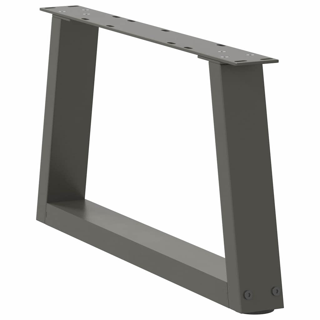 Salontafelpoten 2 st V-vormig 60x(30-31,3) cm staal antraciet is nu te koop bij PeponiXL, paradijselijk wonen!