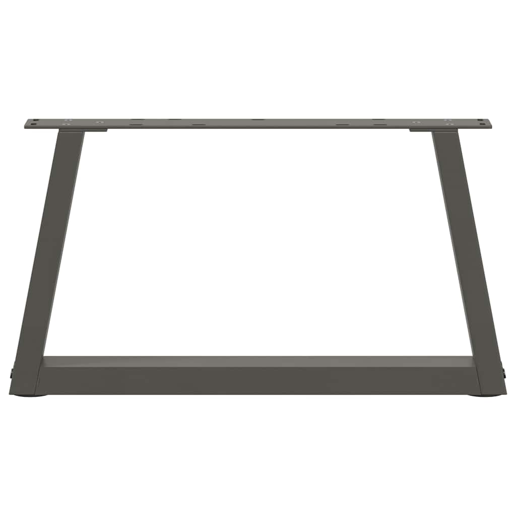 Salontafelpoten 2 st V-vormig 60x(30-31,3) cm staal antraciet is nu te koop bij PeponiXL, paradijselijk wonen!