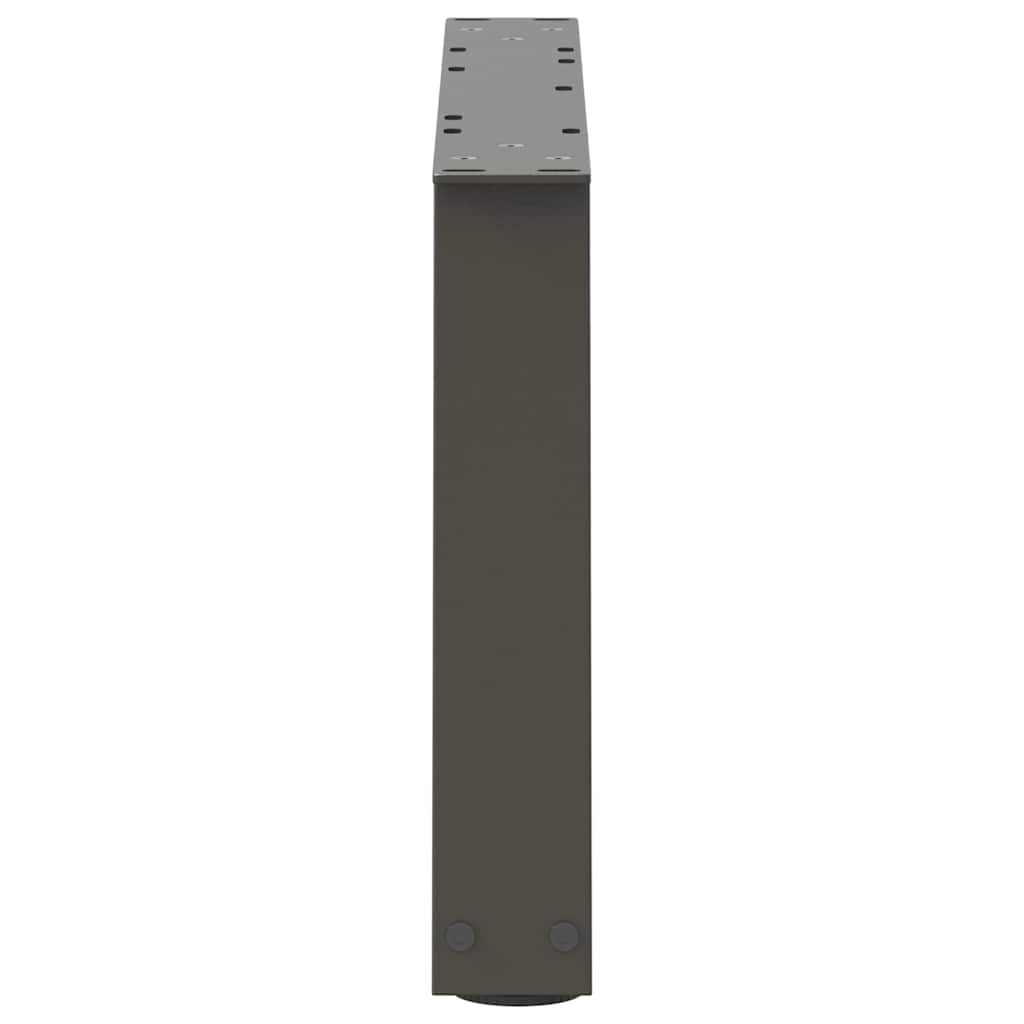 Salontafelpoten 2 st V-vormig 60x(30-31,3) cm staal antraciet is nu te koop bij PeponiXL, paradijselijk wonen!