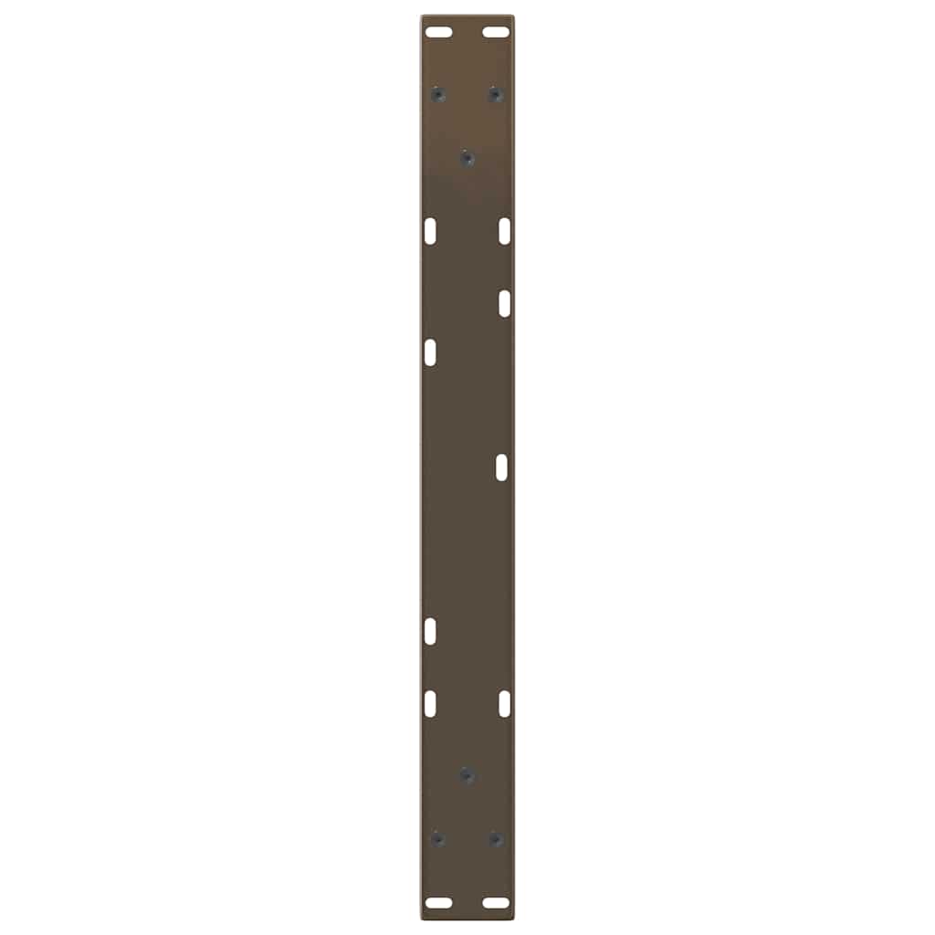 Salontafelpoten 2 st V-vormig 60x(30-31,3) cm staal naturel is nu te koop bij PeponiXL, paradijselijk wonen!